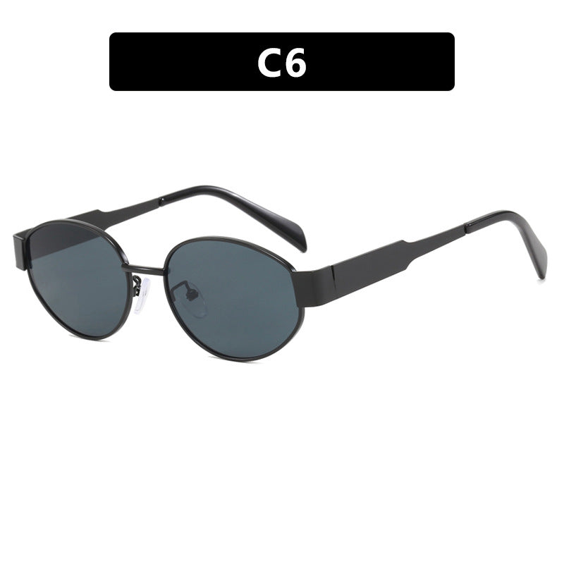 Damen modische Sonnenbrille mit innovativem Geometrie-Design Brehn