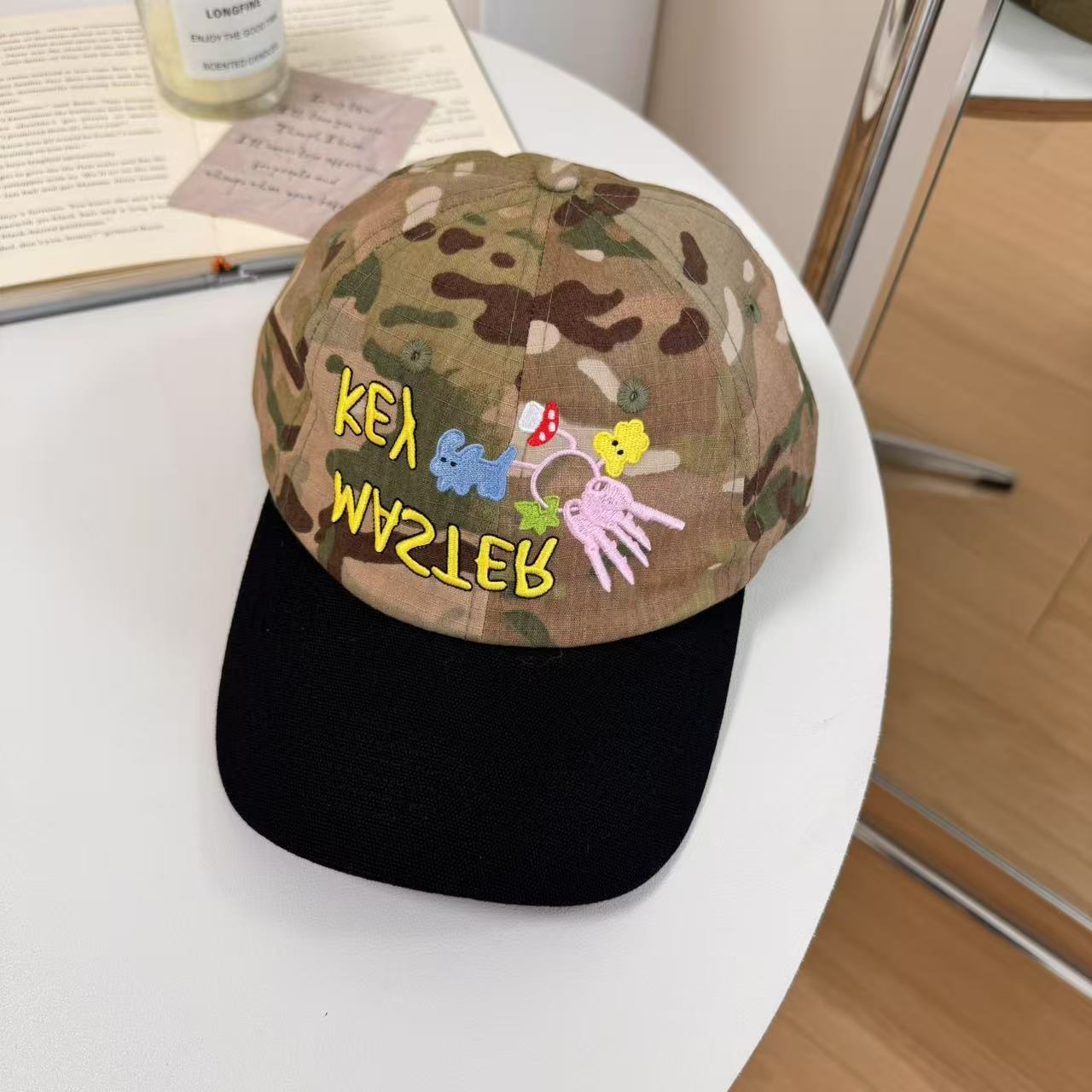 Herren Vintage-inspiriertes distressed Baseballcap Brehn