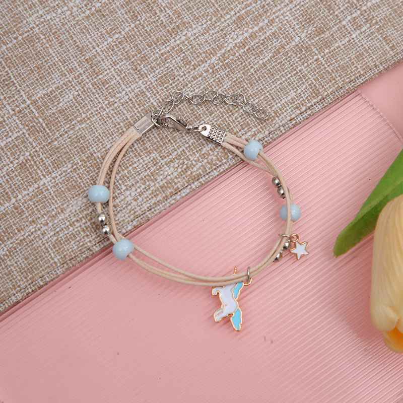 Elegante Einhorn Charm Armband Brehn