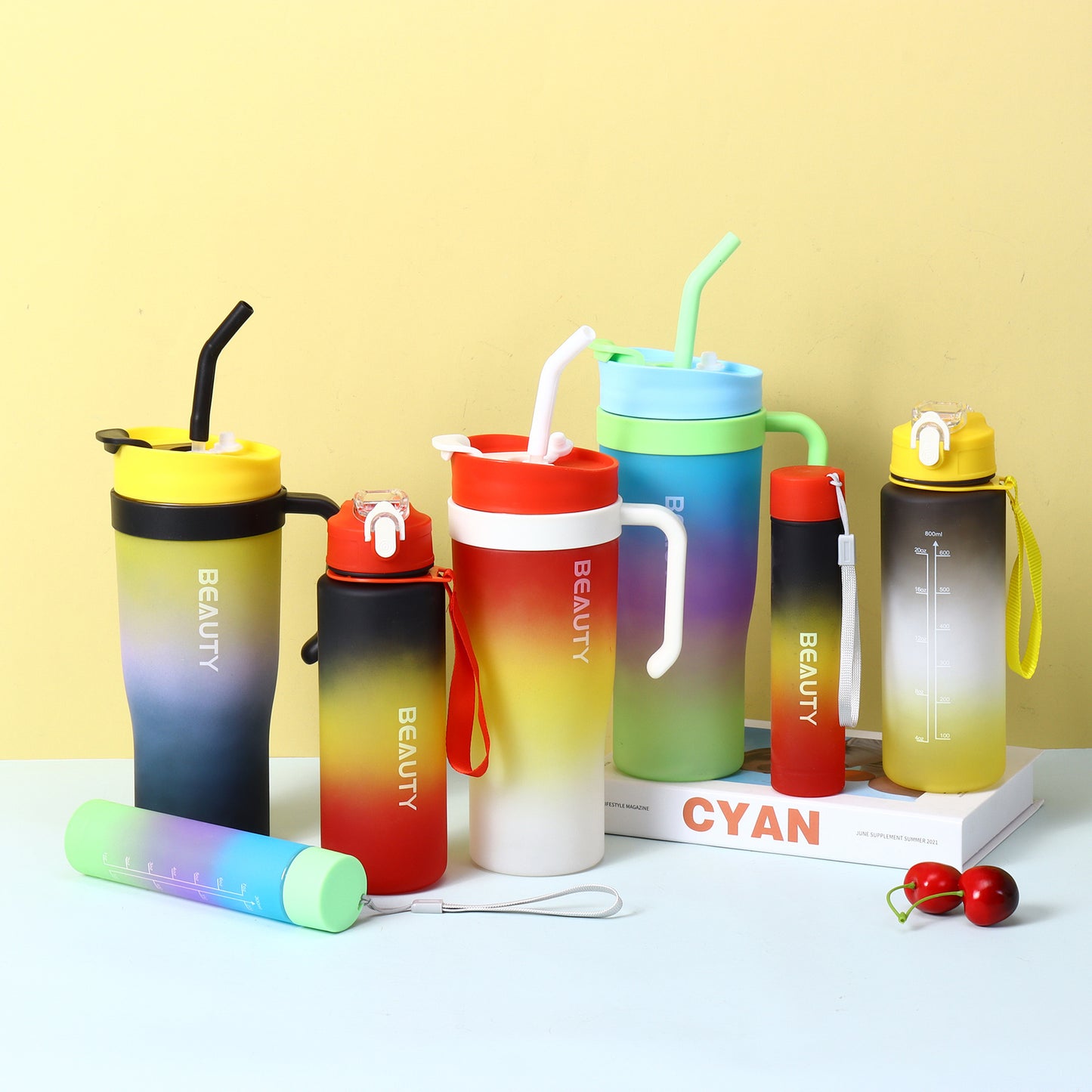 Damen mehrteilige Isolierflasche Set Brehn