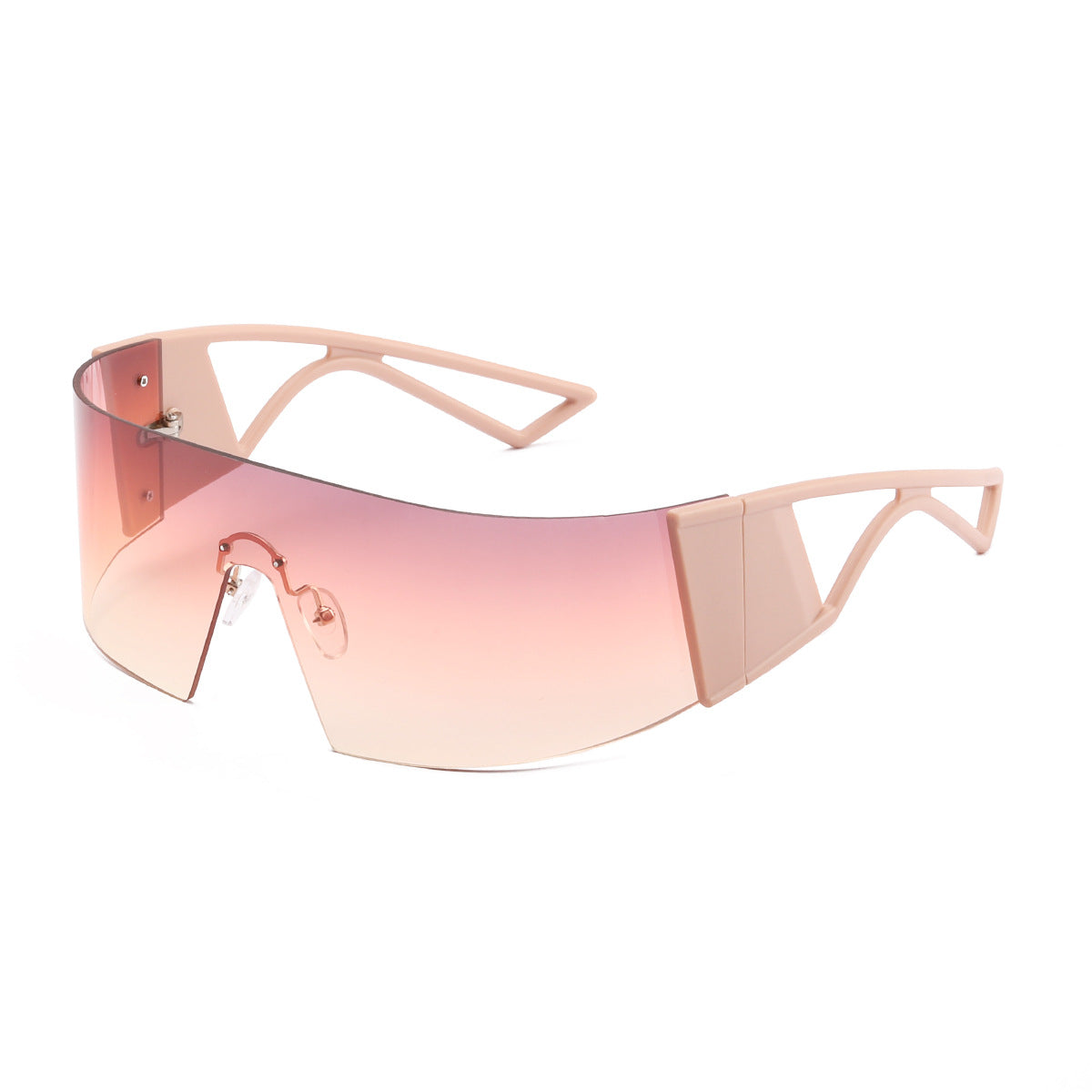 Damen sportliche Sonnenbrille im futuristischen Design Brehn