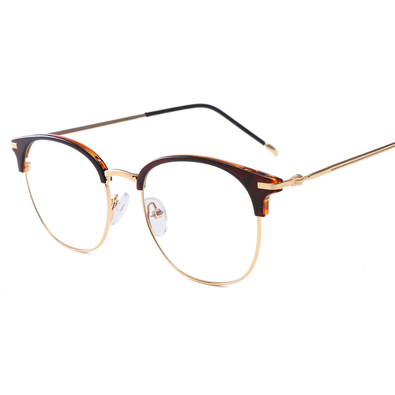 Damen modische cat-eye Brille mit filigranem Metallrahmen Brehn