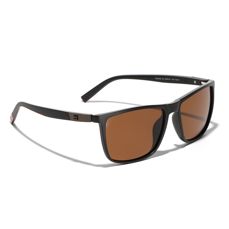 Damen sportliche Sonnenbrille mit polarisierenden Gläsern und flexiblem Gestell Brehn
