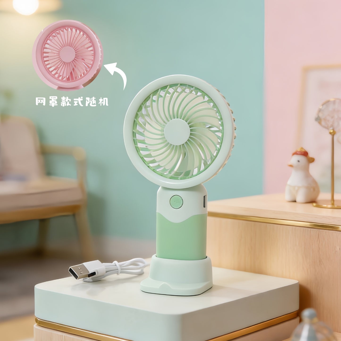 Tragbarer Mini Usb Handventilator mit Flexibler Neigung Brehn