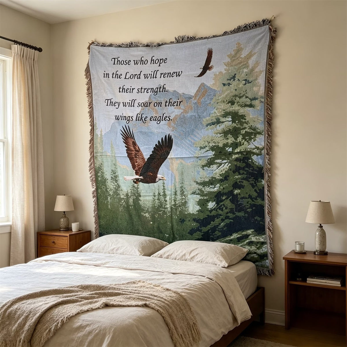 Inspirierende Wandteppich