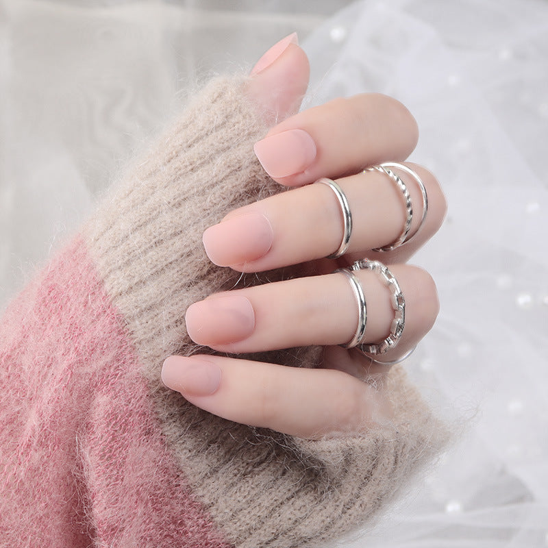 Matte Press-On Nagelset Brehn