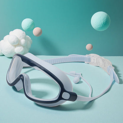 Wasserdichte Schwimmbrille mit Verstellbarem Nasenstück Brehn