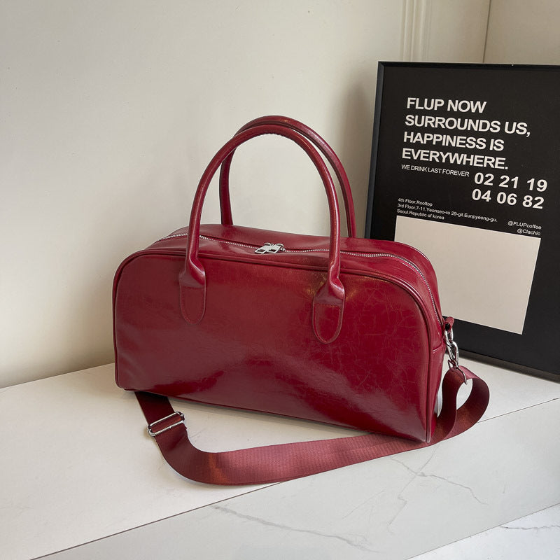 Elegante und Geräumige Weekendtasche Aus Hochwertigem Kunstleder Brehn