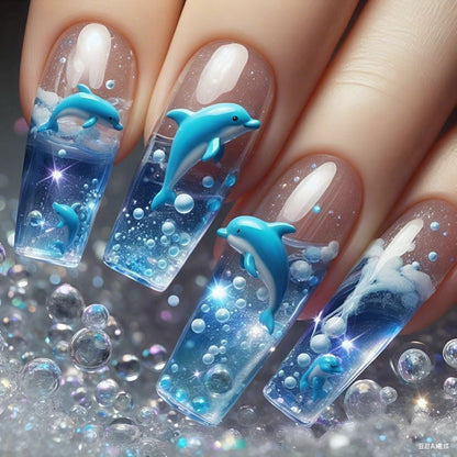 Iridescent Acryl-Nagelverstärkungen Brehn