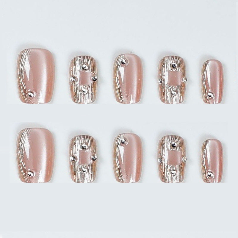 Elegante Press-On Nagelkunst Erweiterungen Brehn
