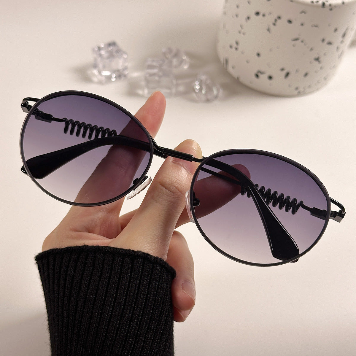 Damen modische glamouröse Sonnenbrille Brehn