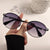 Damen modische glamouröse Sonnenbrille Brehn
