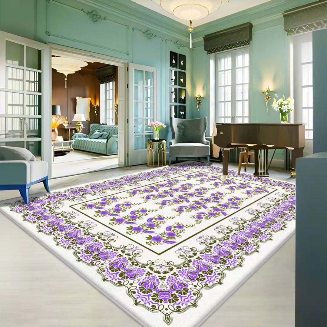 Dekorativer floraler Teppich