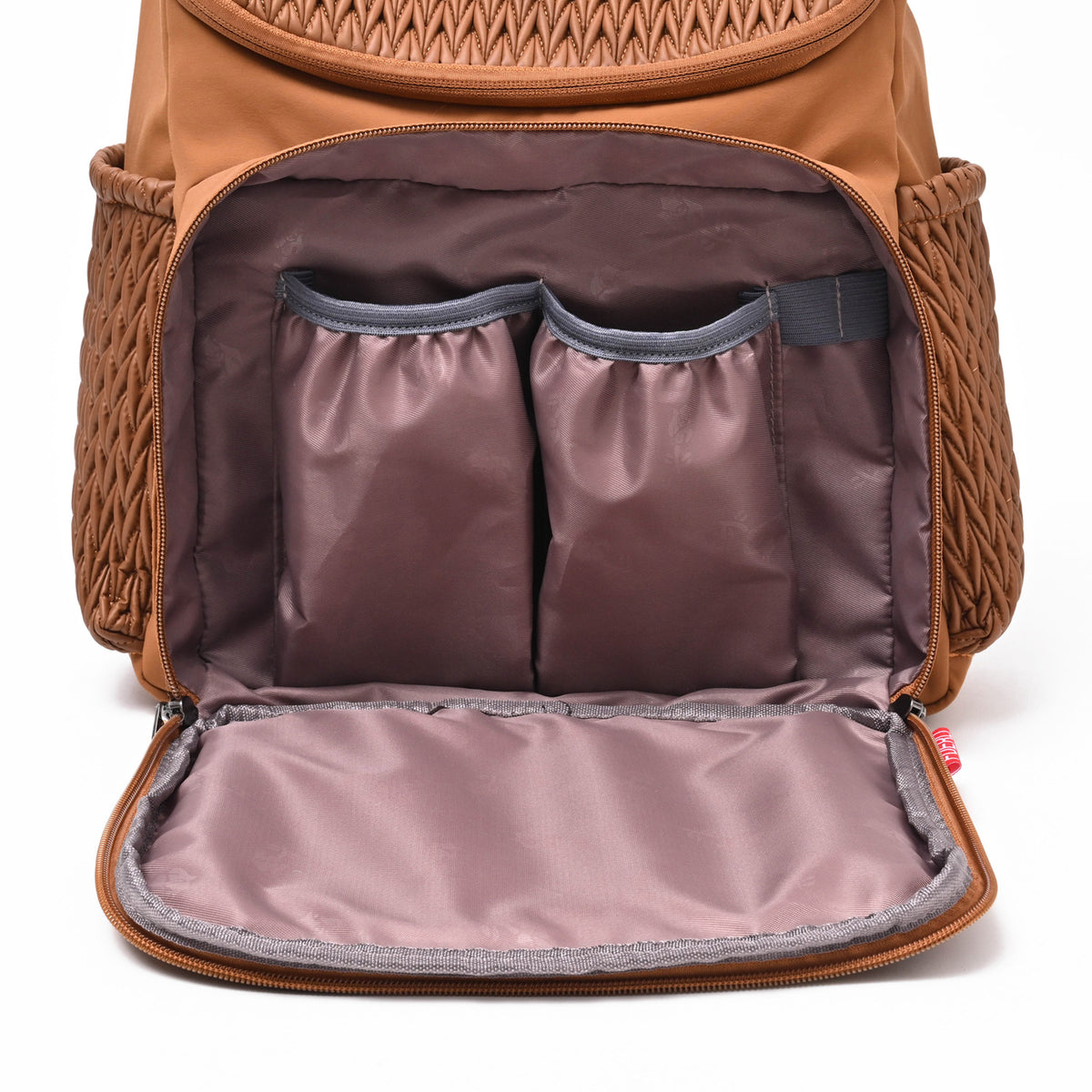 Texturierten Mehrfach-Taschen Rucksack Brehn