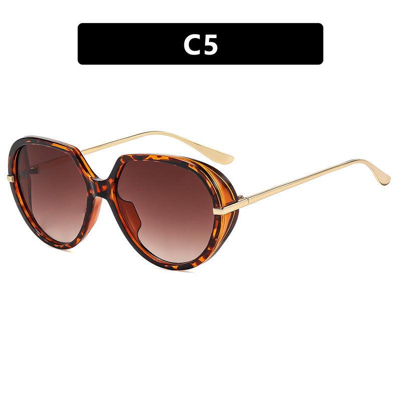 Damen Cat-Eye Sonnenbrille mit blendfreiem UV-Schutz und luxuriösem Metallrahmen Brehn