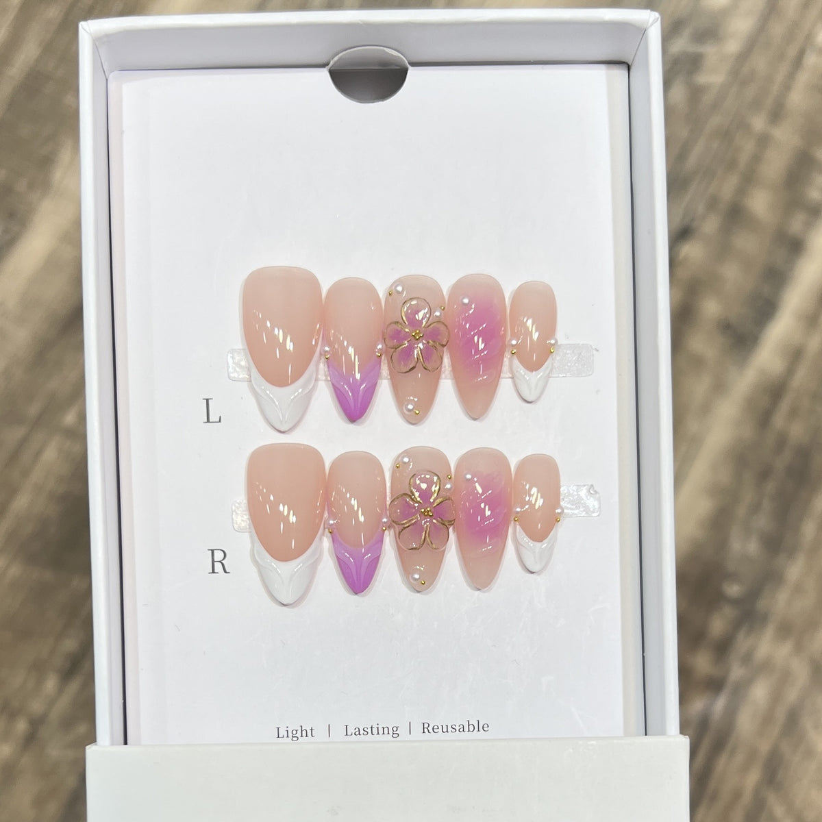 Wiederverwendbares Press-On Nagelset Brehn