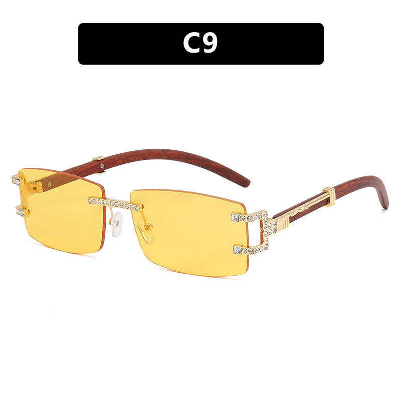 Damen exklusive Sonnenbrille im eleganten Design mit Strass-Akzenten Brehn