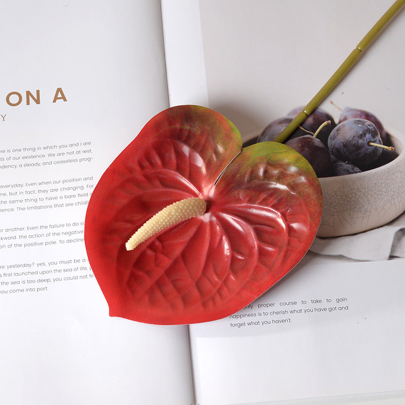 Dekorativer künstlicher Anthurium-Blumenstiel