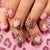 Dekoratives Nagelkunst-Set mit Leopardenmustern Brehn