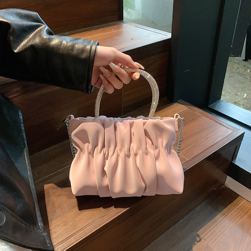 Elegante geraffte Handtasche