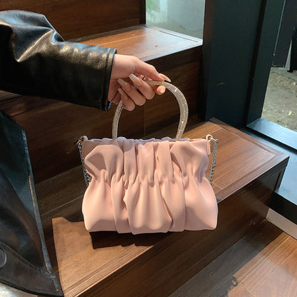 Elegante geraffte Handtasche