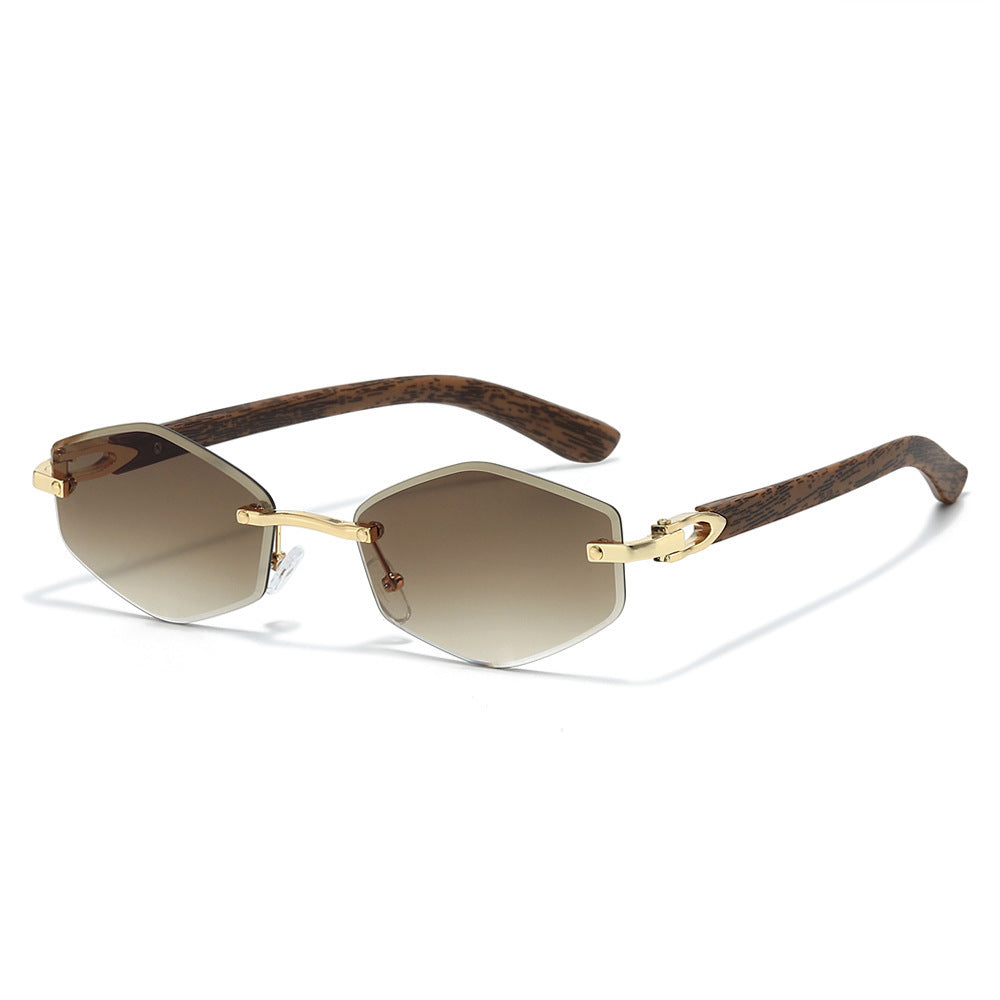 Futuristische sechseckige Rahmen Sonnenbrille Brehn