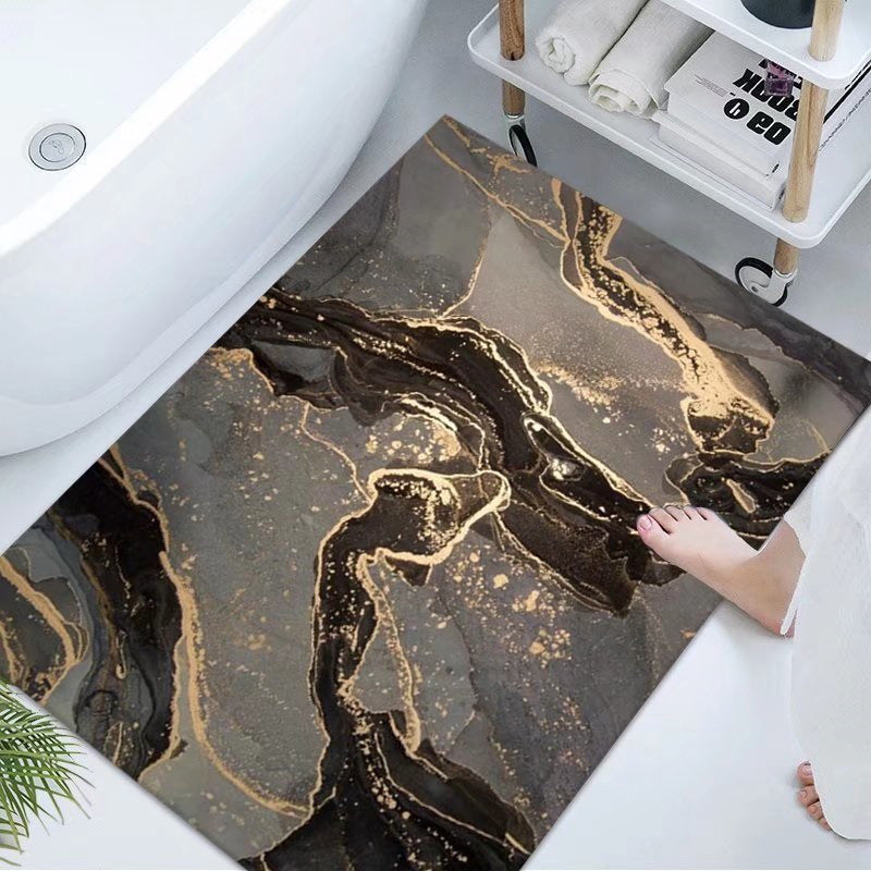 Luxuriöse Marmor Design Badematte Brehn