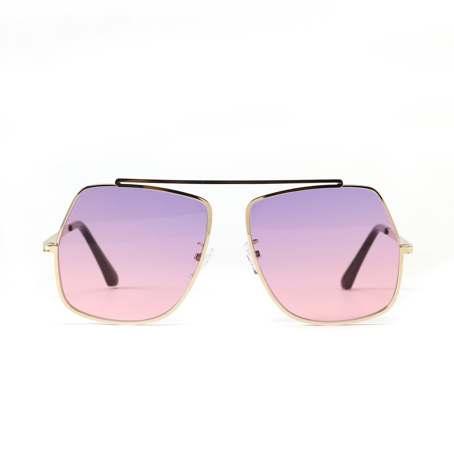 Damen polygonale Sonnenbrille mit elegantem, hochmodernem Rahmen Brehn