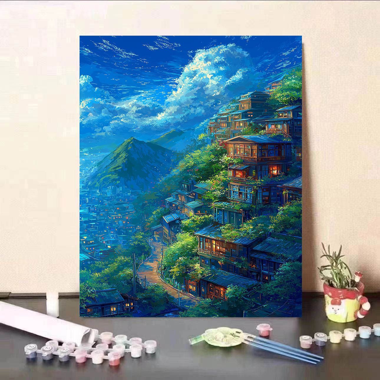 Scenic Waterfall Canvas Kunstdruck Brehn