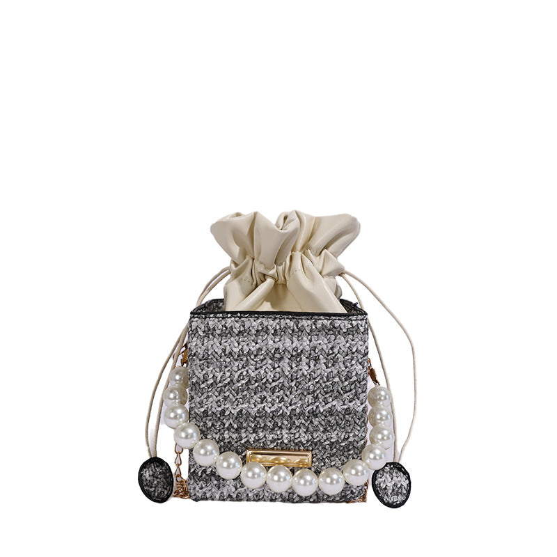 WoStylish Texturiert Mini Handtasche Brehn