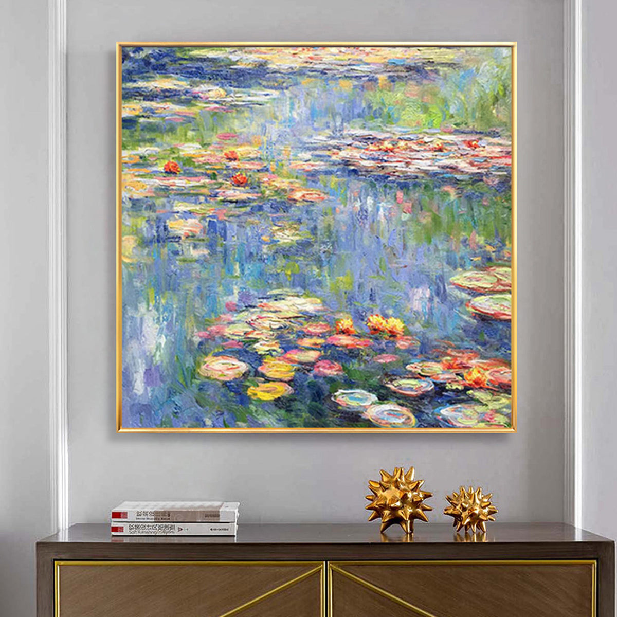 Floraler Impressionistischer Leinwanddruck
