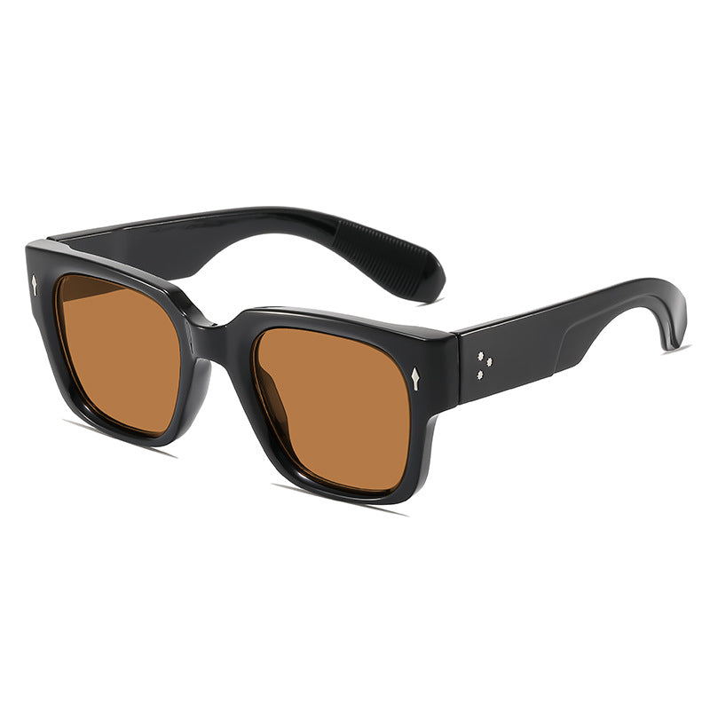 Bold Chunky Vintage Square Sonnenbrille Brehn