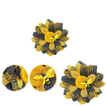 Patriotische dekorative Blumenbrosche