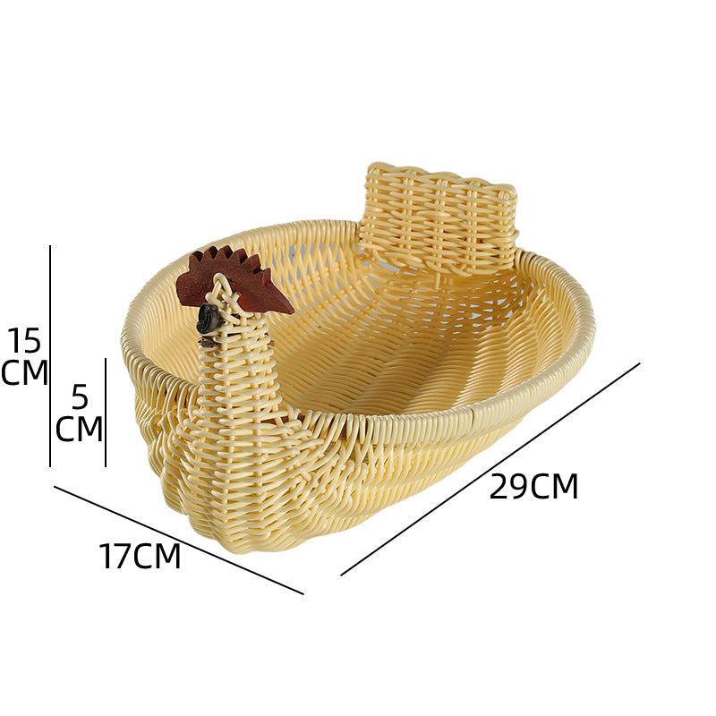 Unisex Geflochtener Dekorationskorb in Entenform Brehn