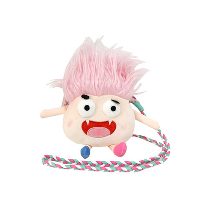 Niedlicher Plüschmonster-Crossbody-Beutel