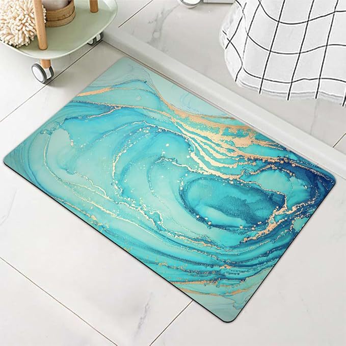 Stylische Wasserabweisende Badematte Brehn