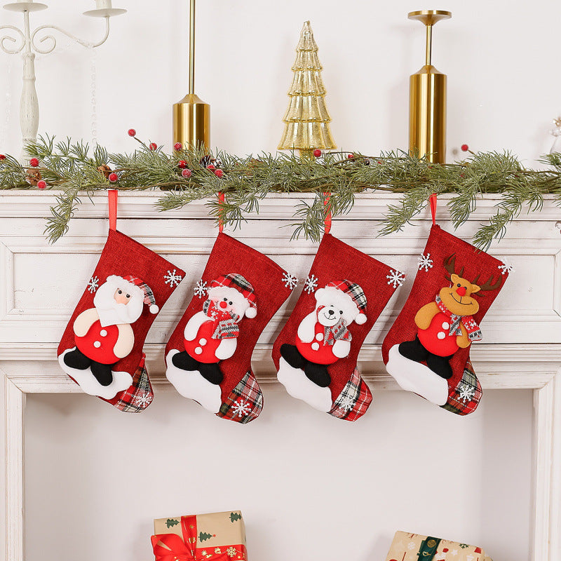 Weihnachtsstrumpf mit Rentierdesign Brehn
