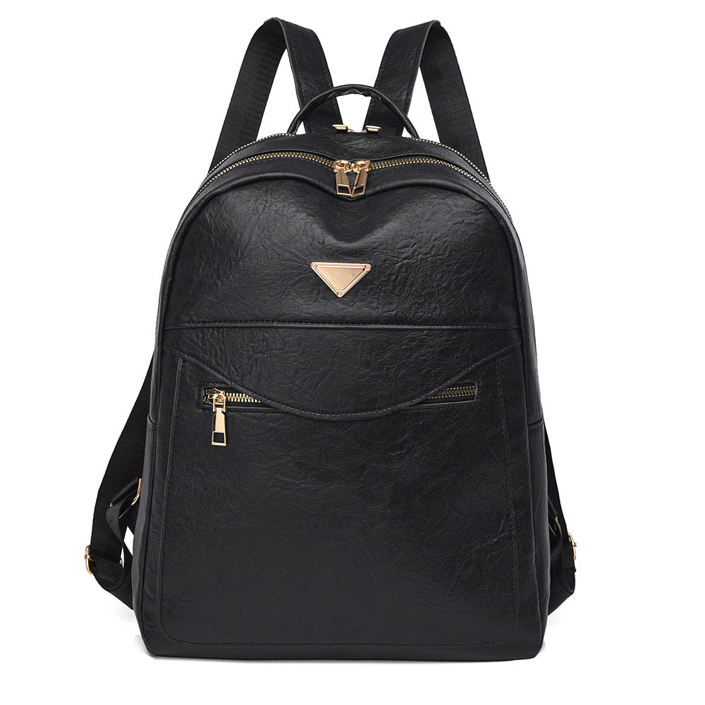 Elegante Faux Leder Rucksack Brehn