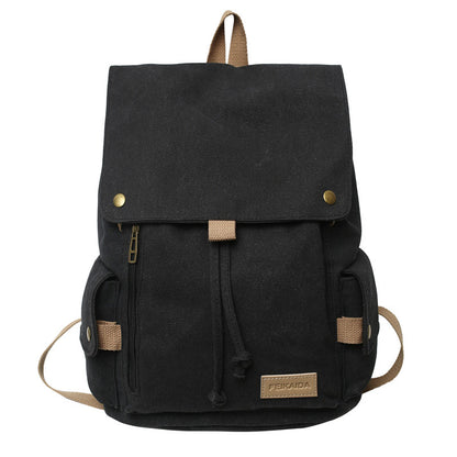 Robuste Leinwand Wanderschulrucksack Brehn