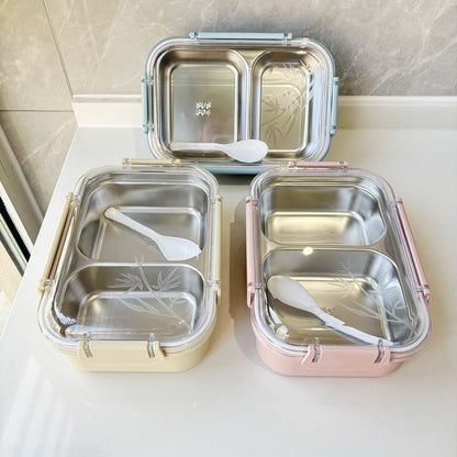 Dual-Compartment Edelstahl Brotdose