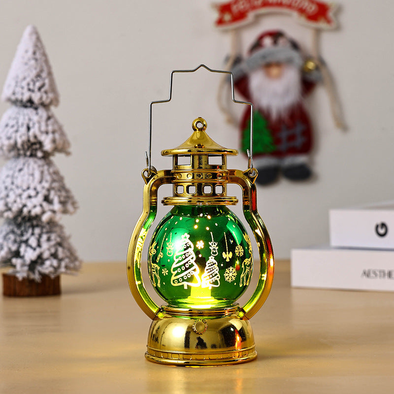 Nostalgische LED Weihnachtslaterne Brehn