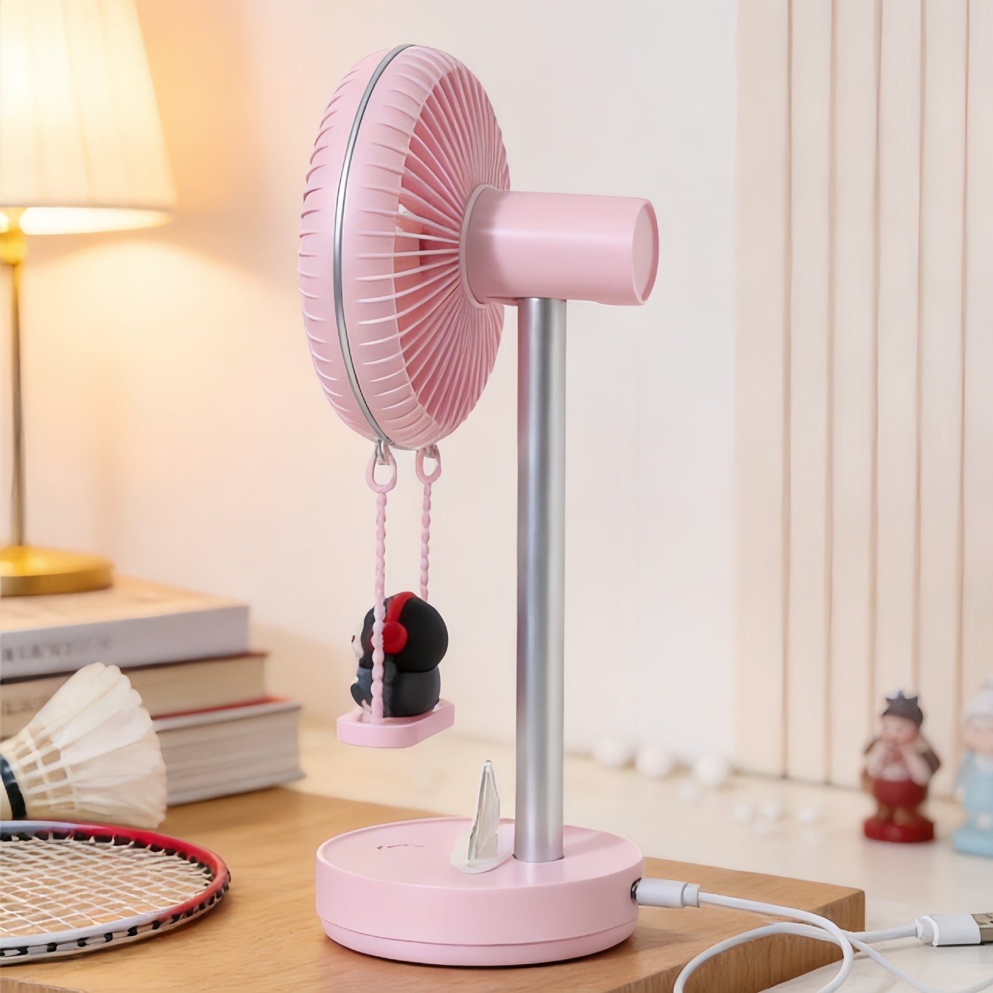 Damen Kreativer Tischventilator mit integriertem Tiermotiv Brehn