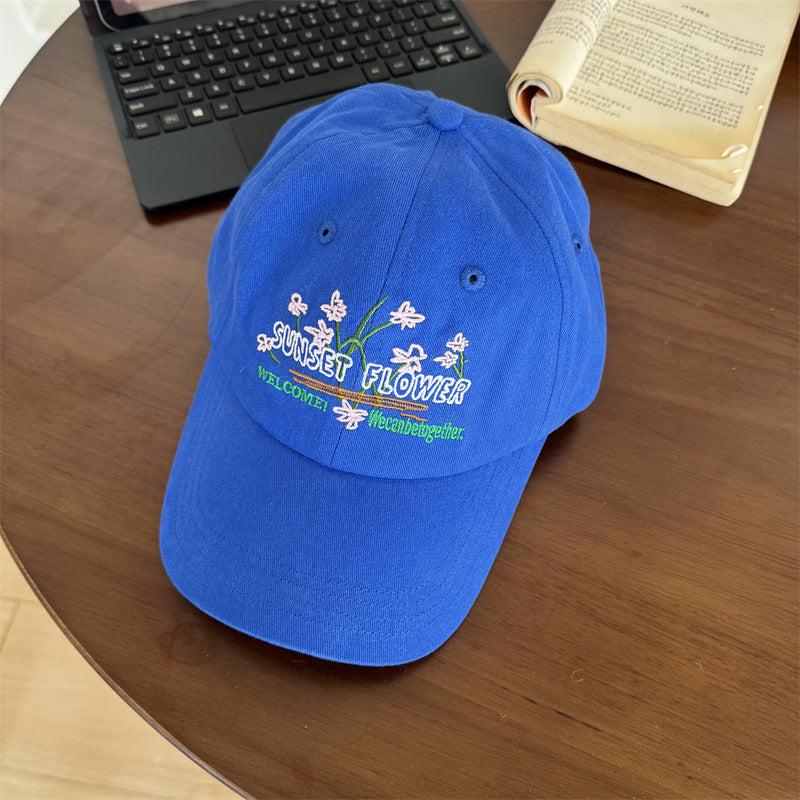 Frauen Bestickte Blumen Baseballmütze Brehn