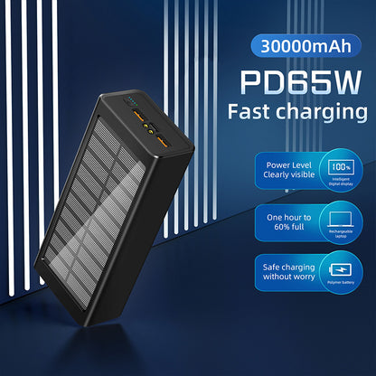Solarbetriebene Powerbank Brehn