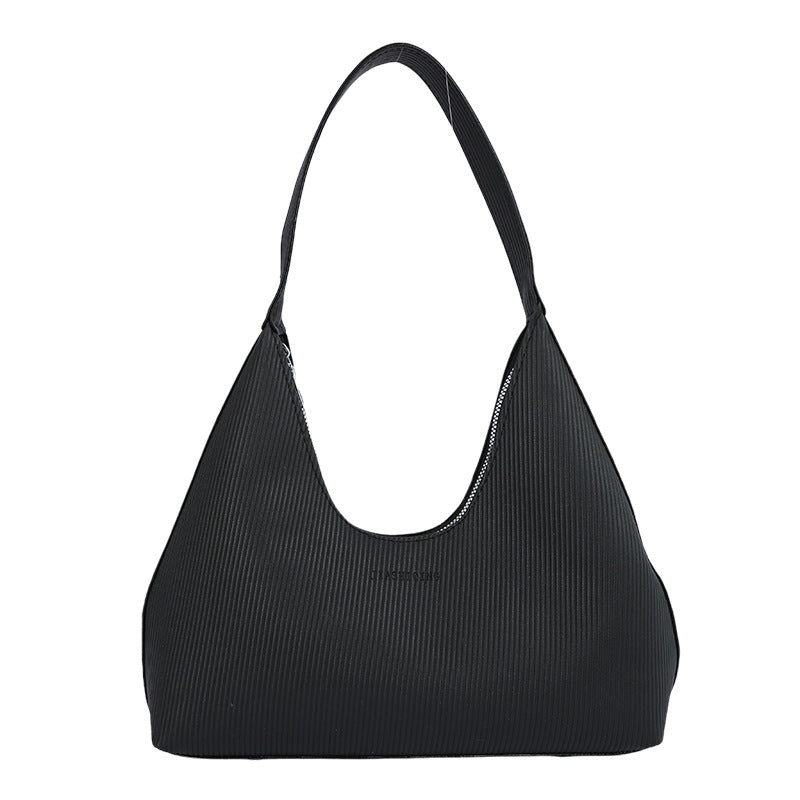 Texturierte Hobo-Schultertasche Brehn