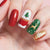 Festliche Nagelkunst Aufkleber Brehn