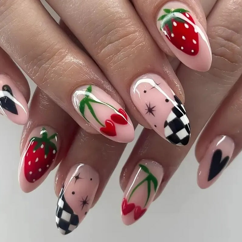 Themenbezogenes Frucht-Nagelkunst-Design Brehn