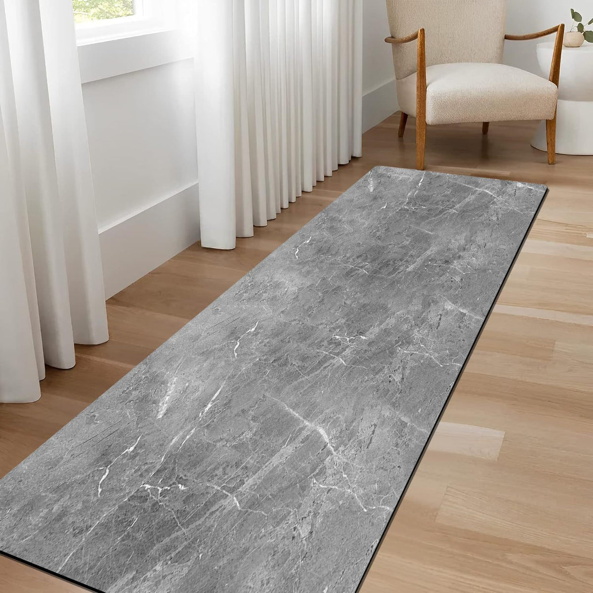 Moderne Geometrische Badezimmermatte Brehn