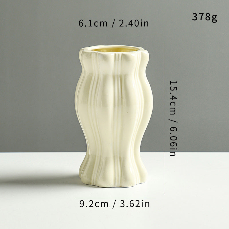 Elegante dekorative Keramik-Blumenvase