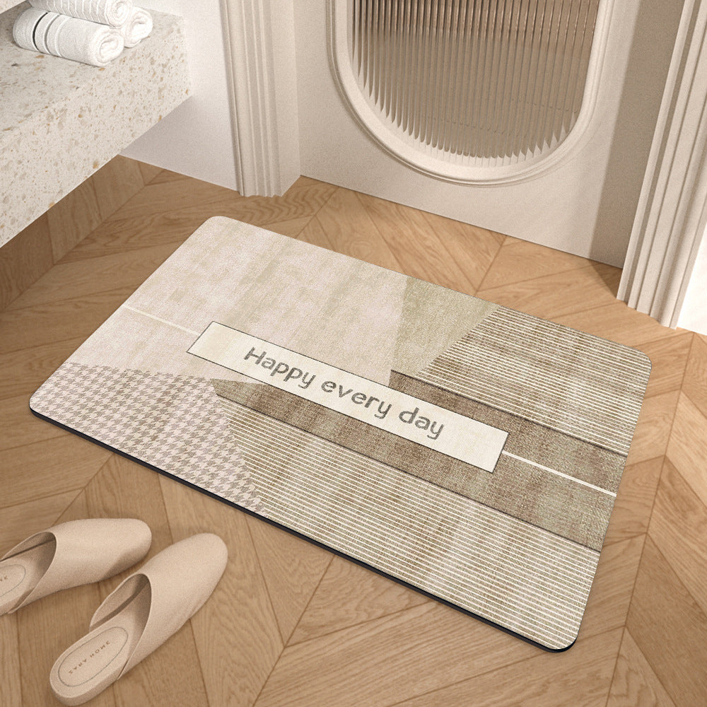 Stylish Modern Badezimmermatte Brehn